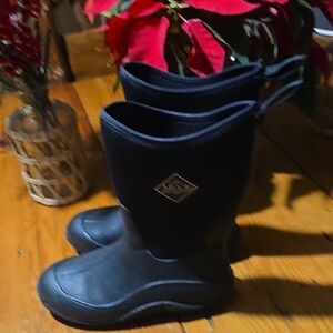 The Original Muck Hale Sz 5 Black Waterproof Insulated Winter Boots Used